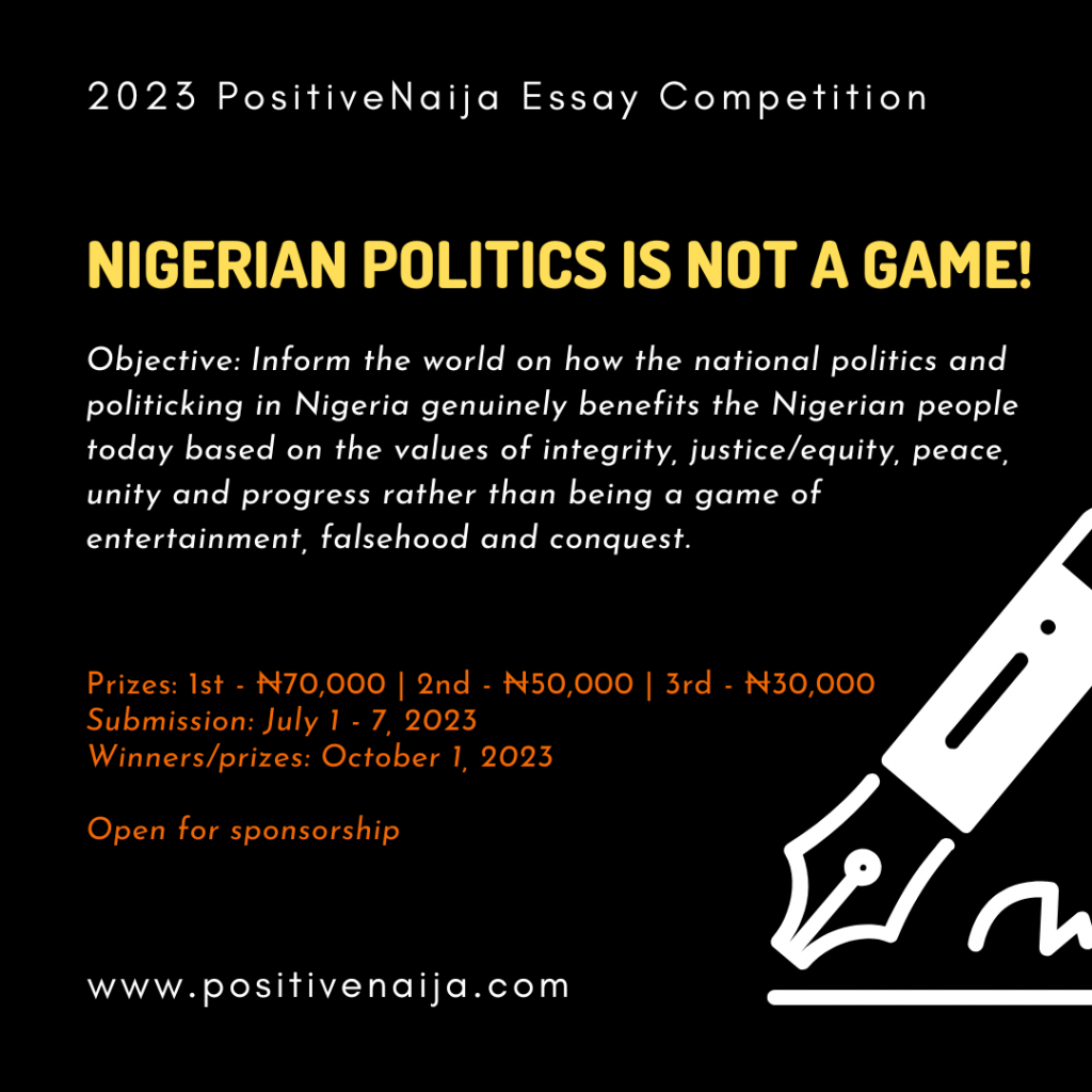 nigerian essay competitions 2023