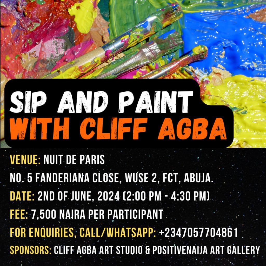 Experience The Art Of Sip And Paint With Cliff Agba In Abuja ...